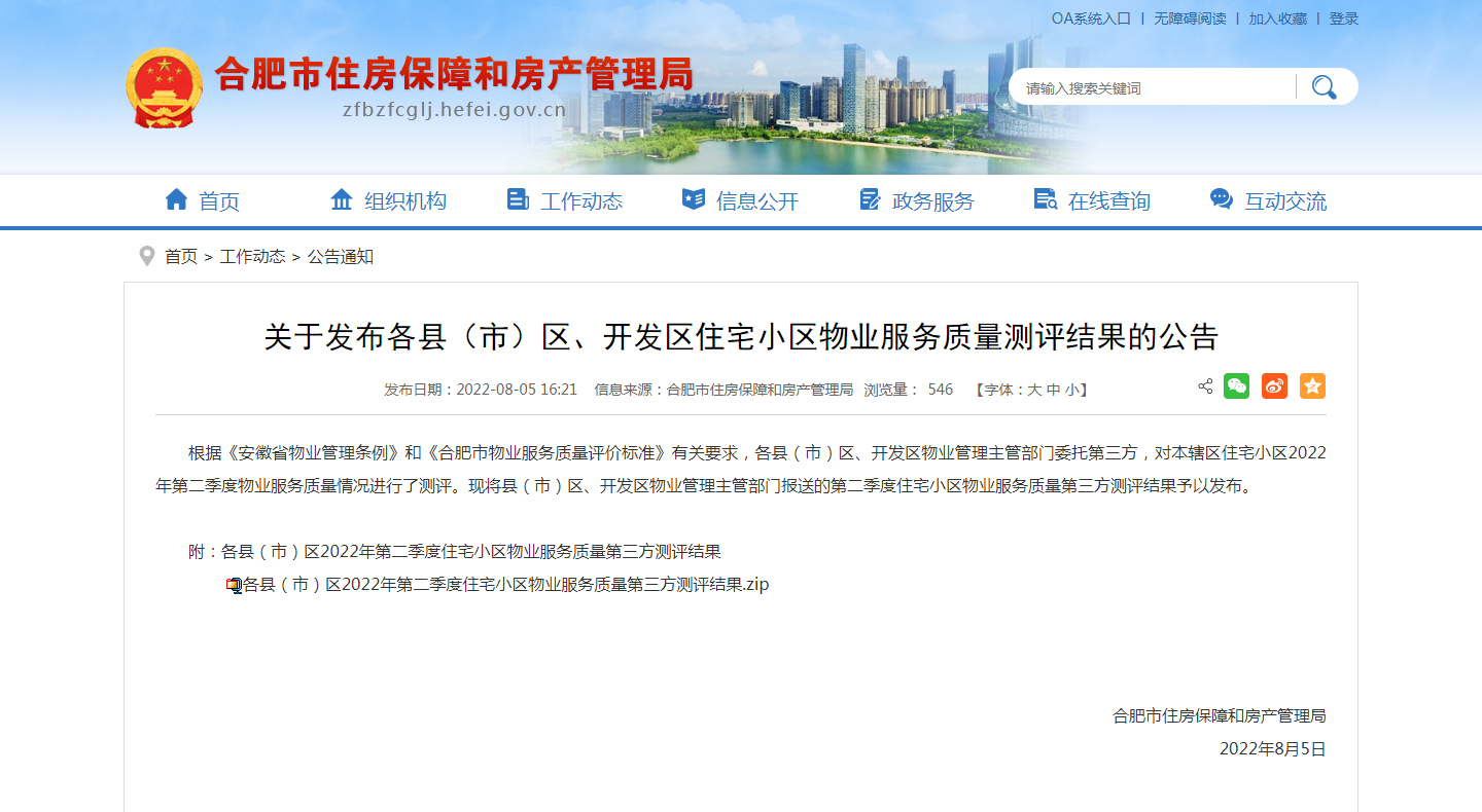 合肥市住房包管和房产治理局